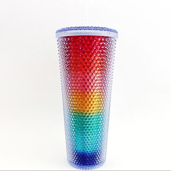 Starbucks Rainbow Pride Studded Tumbler Travel Cup Venti Limted Edition - Picture 5 of 12
